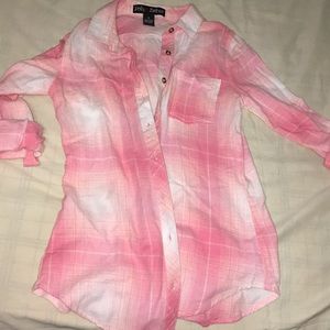 Plush flannel shirt